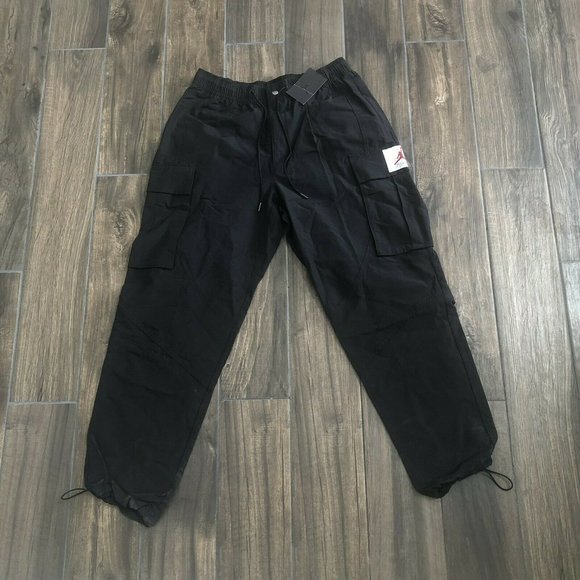 Jordan Other - Nike Jordan Flight Woven Large  Pants Training Running Gym Black NWT CV3177-010
